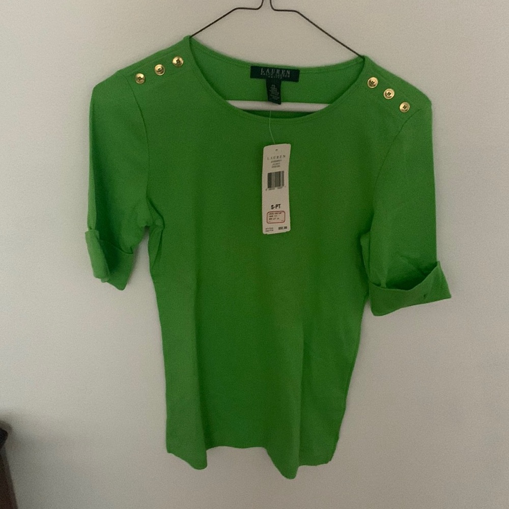 Ralph Lauren green shirt